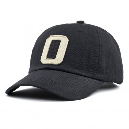 Caps - Gårda Letter Cap 'O' (svart/hvitt)