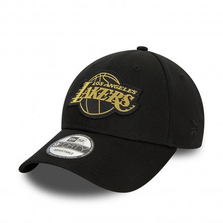 Caps - New Era Metallic Badge 940 Los Angeles Lakers (svart)