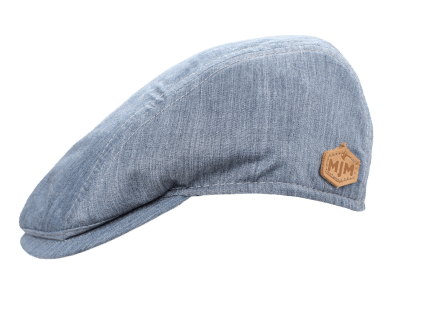 Sixpence / Flat cap - MJM Daffy-3 Organic Wool (blå)