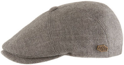 Sixpence / Flat cap - MJM Rebel Eco Merino Wool (lysegrå)