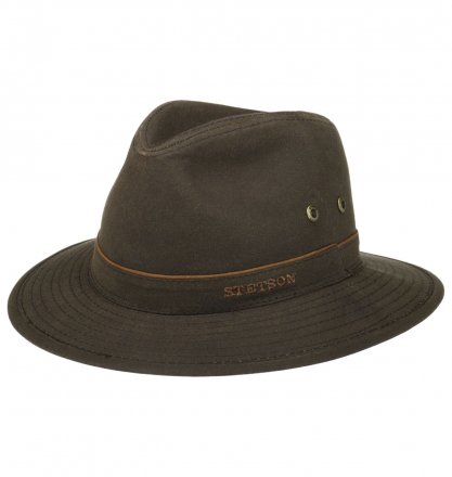 Hatter - Stetson Grand Cotton Traveller (mørkebrun)