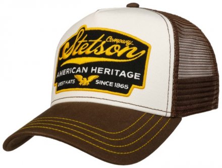 Caps - Stetson Trucker Cap American Heritage Vintage (brun)