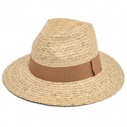 Stråhatt - Gårda Positano Fedora (naturlig/khaki)