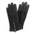 Hansker - HK Women's Hairsheep Leather Glove with Gold Zip (Sort)