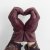 Hansker - HK Women's Hairsheep Leather Glove with Wool Lining (Rød)