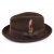 Hatter - Crushable Blues Trilby (brun)