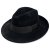Hatter - Gårda Volterra Fedora Wool Hat (svart)