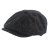 Sixpence / Flat cap - Gårda Premium Consett Wool Newsboy (svart)