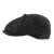 Sixpence / Flat cap - Gårda Premium Consett Wool Newsboy (svart)