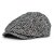 Sixpence / Flat cap - Gårda Coulter Newsboy (svart/hvitt)