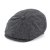 Sixpence / Flat cap - Gårda Premium Oakham Wool Newsboy (svart/hvitt)