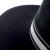 Hatter - Gårda Belluno Crushable Wool felt Fedora (svart)