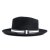 Hatter - Gårda Belluno Crushable Wool felt Fedora (svart)