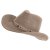 Hatter - Gårda Bowmont Crushable Wool felt Western hat (greige)