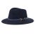 Hatter - Gårda Braga Wool felt Fedora (marineblå)