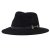 Hatter - Gårda Braga Wool felt Fedora (svart)