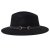 Hatter - Gårda Braga Wool felt Fedora (svart)
