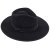 Hatter - Gårda Mapleton Wide brimmed Fedora (svart)