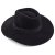 Hatter - Gårda Marcola Wide brimmed Fedora (svart)