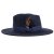 Hatter - Gårda Molinella Crushable Wool felt Fedora (blå)