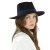 Hatter - Gårda Molinella Crushable Wool felt Fedora (blå)