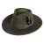 Hatter - Gårda Molinella Crushable Wool felt Fedora (grønn)