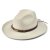 Hatter - Gårda Toquerville Crushable Wool felt Western hat (kremfarget)