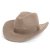 Hatter - Gårda Pocatello Crushable Wool felt Western hat (beige)