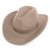 Hatter - Gårda Pocatello Crushable Wool felt Western hat (beige)