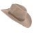 Hatter - Gårda Pocatello Crushable Wool felt Western hat (beige)