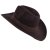 Hatter - Gårda Pocatello Crushable Wool felt Western hat (brun)