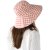 Hatter - Gårda Poppy Checkered sun hat (rosa)