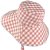 Hatter - Gårda Poppy Checkered sun hat (rosa)