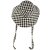 Hatter - Gårda Poppy Checkered sun hat (svart)