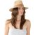 Stråhatt - Gårda Positano Fedora (naturlig/khaki)