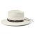 Hatter - Gårda Santaquin Crushable Wool felt Western hat (hvit)