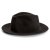 Hatter - Gårda Sassari Wool Fedora (svart)