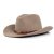 Hatter - Gårda Toquerville Crushable Wool felt Western hat (beige)