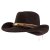 Hatter - Gårda Toquerville Crushable Wool felt Western hat (brun)