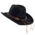 Hatter - Gårda Toquerville Crushable Wool felt Western hat (svart)