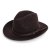 Hatter - Gårda Vicenza Crushable Wool felt Fedora (brun)
