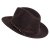 Hatter - Gårda Vicenza Crushable Wool felt Fedora (brun)