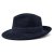 Hatter - Gårda Volterra Fedora Wool Hat (marineblå)