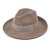 Hatter - Gårda Volterra Fedora Wool Hat (taupe)
