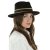 Hatter - Gårda Belluno Crushable Wool felt Fedora (brun)
