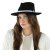 Hatter - Gårda Belluno Crushable Wool felt Fedora (svart)