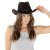 Hatter - Gårda Bowmont Crushable Wool felt Western hat (brun)