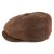 Sixpence / Flat cap - Jaxon Hats Leather Newsboy Cap (brun)