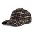 Caps - Gårda Varel Checkered Cap (svart/brun)