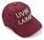Hette - Gårda Livin Large Washed Cap (rød)